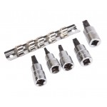 Набор головок для винтов MTS MORTORQ с насадкой 4-лучевых JTC JTC-7209