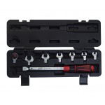 Ключ динамометрический 20-110Нм 9-12мм с рожковыми насадками 10-19мм 8 предметов JTC JTC-6833K