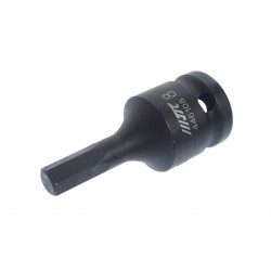 Бита-головка 1/2 HEX H8х25мм ударная L=60мм JTC