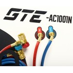 Установка для заправки автомобильных кондиционеров 13.6л полуавтомат. с подогревом баллона GTE GTE-AC1001N