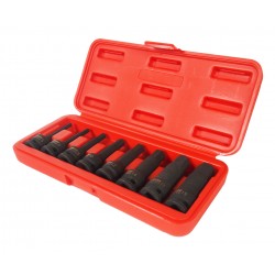 Набор бит-головок 1/2 HEX H5-19ммх78мм ударных 8 предметов в кейсе JTC