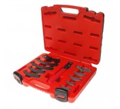 Ключ для круглых гаек с прорезью (с радиусными насадками) 11 предметов JTC