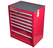 Тележка инструментальная 7 секций резиновый коврик в комплекте JTC