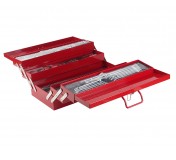 Набор инструментов 108 предметов 1/4,1/2 в переносном инстр. ящике 535х258х225мм (5 лотков) JTC