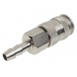 Переходник для компрессора 9.9мм быстросъемный с клапаном елочка JTC