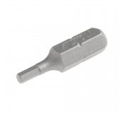Бита HEX H2.5х25мм 1/4 DR 6-ти гранная S2 JTC