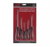 Набор отверток усиленных SL3.0х75 SL5.5х100 SL6.5x150 PH1x75 PH2x100 5 предметов JTC