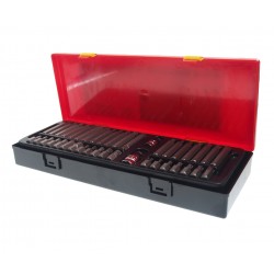 Набор бит 1/2 3/8 SPLINE, TORX, HEX 40 предметов в кейсе JTC