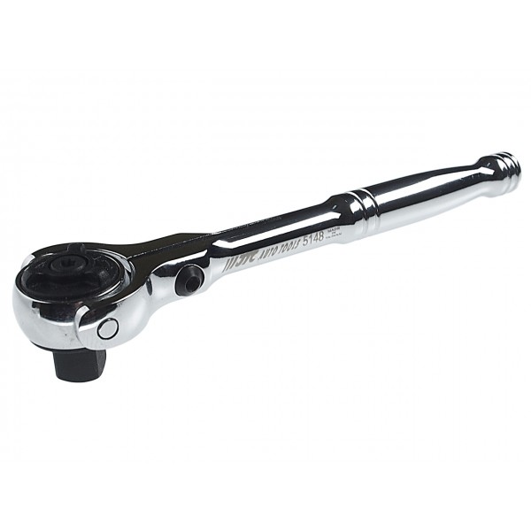 Ключ трещотка 3/8 72 зуба 146мм шарнирный металлическая рукоятка JTC JTC-5148