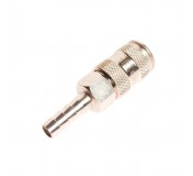 Переходник для компрессора 10.9мм быстросъемный с клапаном елочка JTC