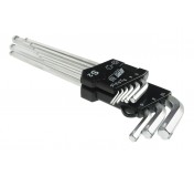 Набор ключей шестигранных удлиненных с шаром для поврежденного крепежа 9 предметов JTC