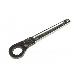 Ключ раскрывающийся 22мм 12-ти гранный L=225мм с трещоткой JTC