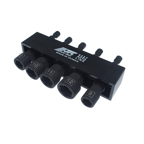 Набор бит-головок для изношенных болтов и гаек под шуруповерт JTC JTC-6227