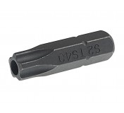 Бита TORX TS40Hх25мм 1/4 5-ти гранная с отверстием JTC