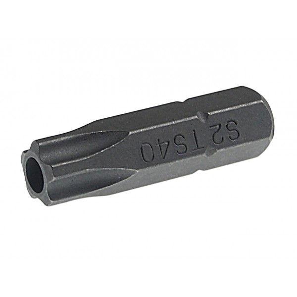 Бита TORX TS40Hх25мм 1/4 5-ти гранная с отверстием JTC JTC-1192540