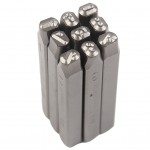 Клейма цифровые 5мм (HRC 60+-2град. DIN 1451) JTC JTC-7242