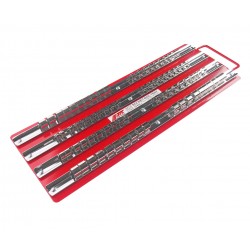 Лоток с реечными держателями головок (1/4х20шт. 3/8х30шт. 1/2х30шт.) 440х150мм JTC