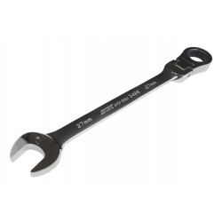 Ключ комбинированный 27х27мм трещоточный с подвижной головкой JTC