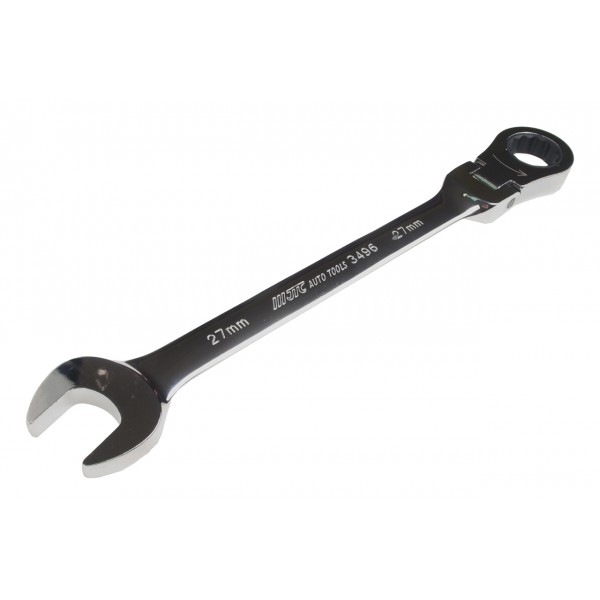 Ключ комбинированный 27х27мм трещоточный с подвижной головкой JTC JTC-3496