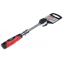 Ключ трещотка 1/4 72 зуба 150-200мм телескопический JTC