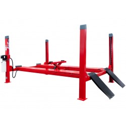 Подъемник электрогидравлический 4т 190-1900мм 4-х стоечный 380В (ручной спуск) GTE