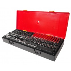 Набор головок 1/4 комбинированный 73 предмета в кейсе JTC