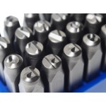 Клейма буквенные кириллица 4мм (HRC 60+-2° DIN 1451) JTC JTC-7251