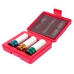 Набор головок ударных для литых дисков 17-19-22мм L=87мм 3 предмета в кейсе JTC