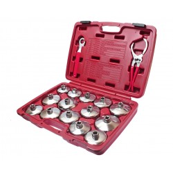 Набор съемников фильтра масляного чашка 16 предметов в кейсе JTC