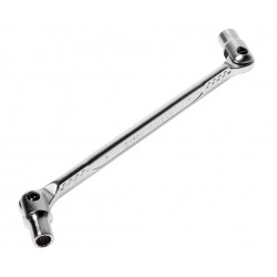 Ключ торцевой прямой 6х7мм шарнирный L=176мм JTC