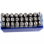 Клейма буквенные латиница 8мм (HRC 60+-2° DIN 1451) JTC JTC-7249