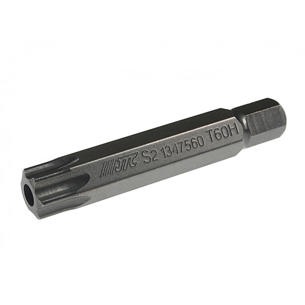 Бита TORX Т60Hх75мм 10мм удлиненная S2 JTC JTC-1347560