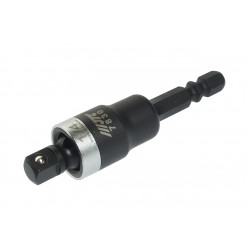 Адаптер 1/4х1/4 (6.35мм) карданный под шуруповерт JTC