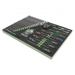 Набор инструментов 40 предметов слесарно-монтажный в ложементе JTC