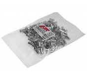 Заклепка резьбовая M4x0.7мм алюминиевая 100шт. JTC