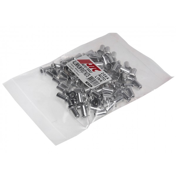 Заклепка резьбовая M4x0.7мм алюминиевая 100шт. JTC JTC-2064