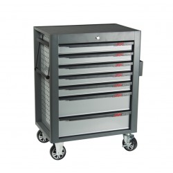 Тележка инструментальная 7 секций серая JTC