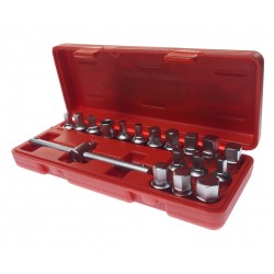 Набор головок для отворачивания масляных пробок 18 предметов JTC