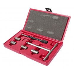 Набор инструментов для притирки седел форсунок дизельного двигателя 7 предметов в кейсе JTC