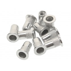 Заклепка резьбовая M6х1мм алюминиевая 10шт. JTC