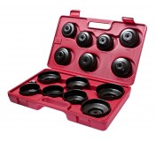 Съемник фильтров масляных 14 предметов чашка в кейсе JTC