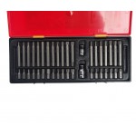 Набор бит 1/2 3/8 SPLINE, TORX, HEX 40 предметов в кейсе JTC JTC-K1402