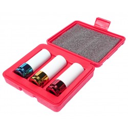 Набор головок ударных для литых дисков 17-19-21мм L=87мм 3 предмета в кейсе JTC