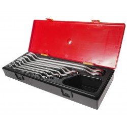 Набор ключей накидных 8-24мм 45град. (евро) 8 предметов в кейсе JTC