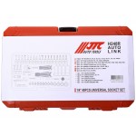 Набор головок торцевых 1/4 6-ти гранных 4-14мм и насадок 48 предметов в кейсе JTC JTC-H248R