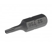 Бита TORX TS8Hх25мм 1/4 5-ти гранная с отверстием JTC