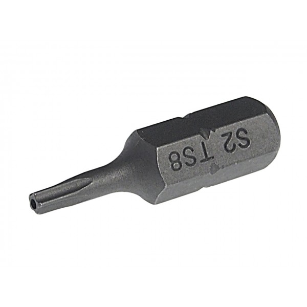 Бита TORX TS8Hх25мм 1/4 5-ти гранная с отверстием JTC JTC-1192508