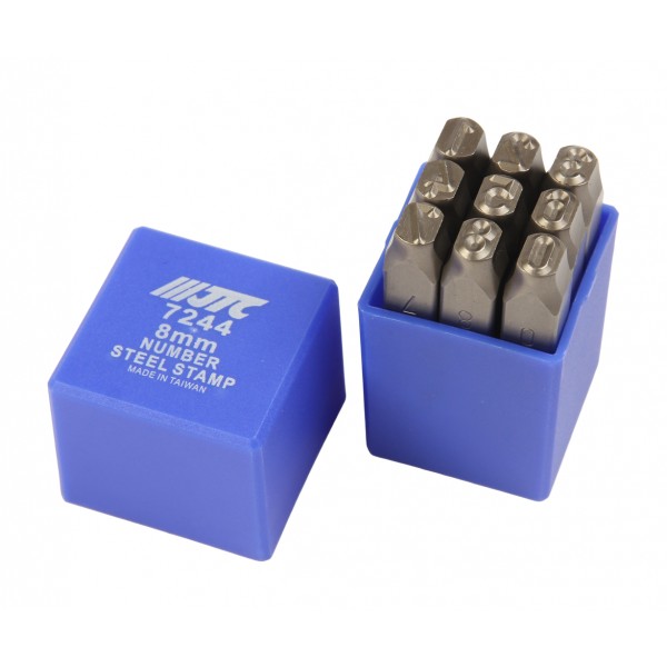 Клейма цифровые 8мм (HRC 60+-2град. DIN 1451) JTC JTC-7244