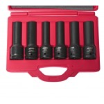 Набор головок торцевых 3/4 TORX (E18-E24) 12-ти гран. (17-19мм) ударных глубоких L=110мм 6 пр. JTC JTC-J606E
