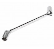 Ключ торцевой прямой 12х14мм шарнирный L=222мм JTC